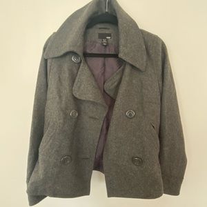 H&M grey pea coat
